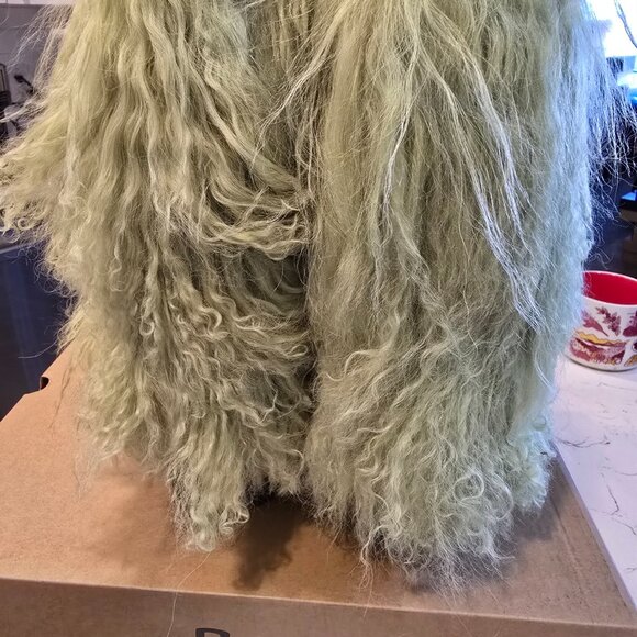 Bearpaw Boetis II Real Lamb Fur Boots Size 6 Women's Green New In Box - Picture 7 of 12